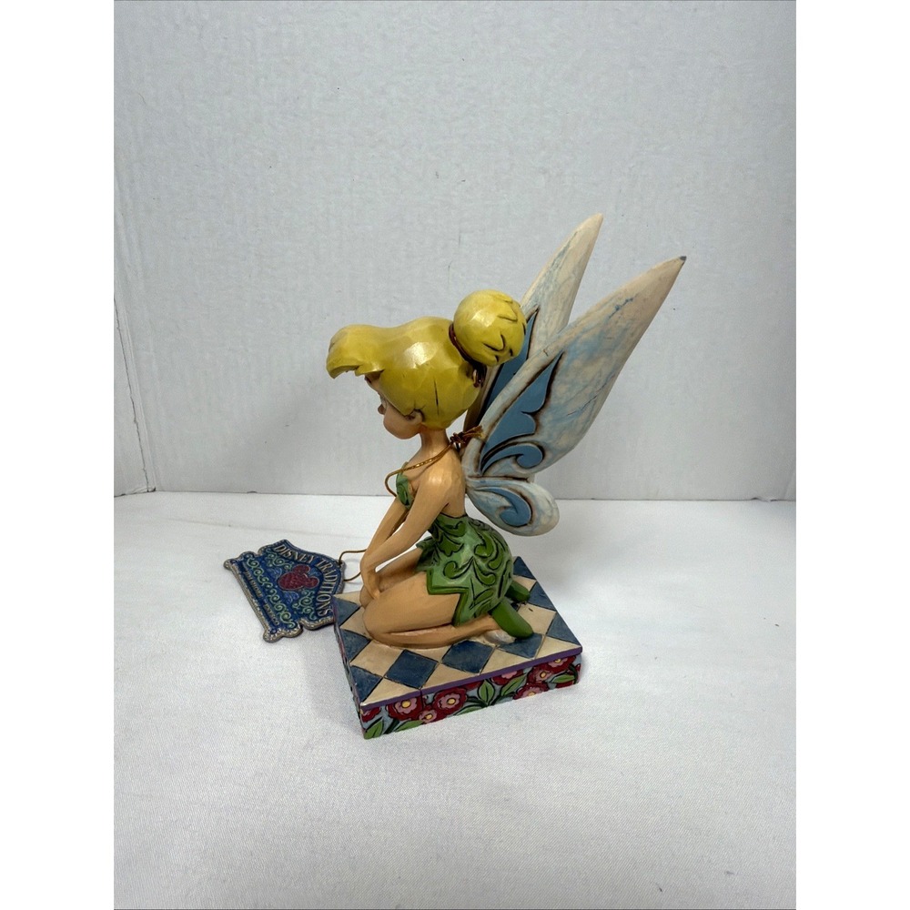 Jim Shore Disney Traditions "A Pixie Delight" Tinker Bell Figurine #4011754 - Picture 3 of 10